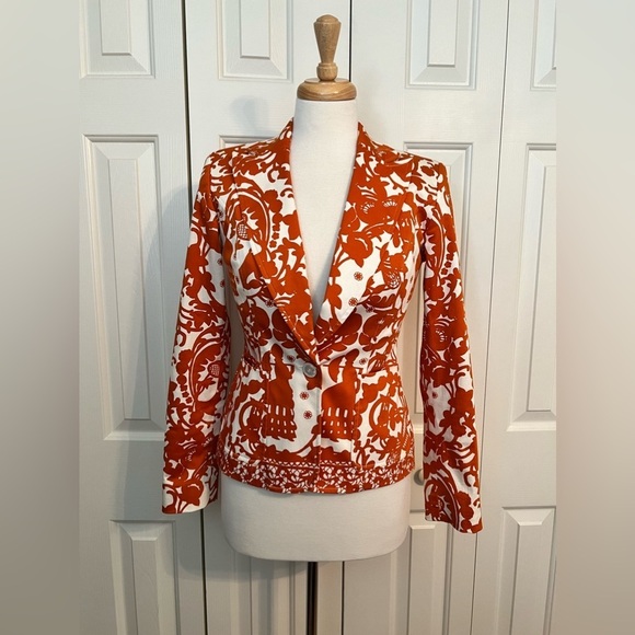 Etcetera Printed Blazer Size 0 - Picture 4 of 9